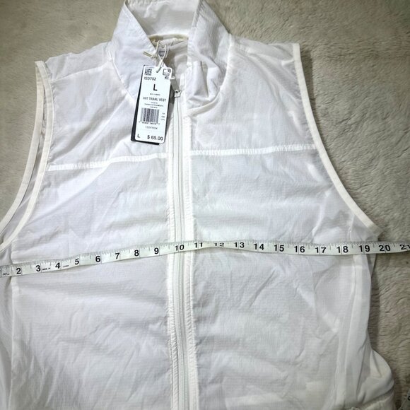 Adidas Men's large HIIT Training Ultralight IS3702 White spark vest running NEW - Picture 13 of 14